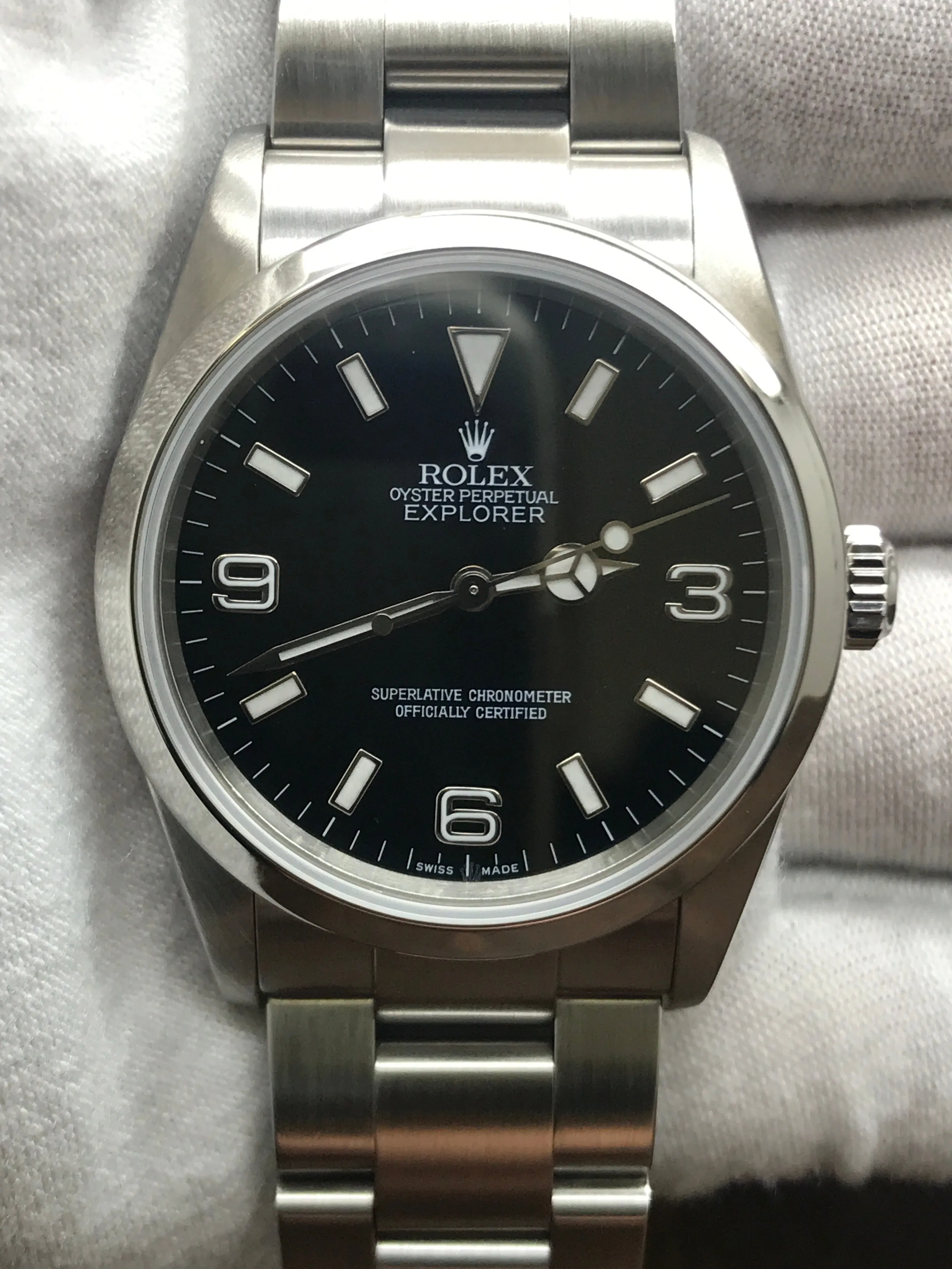 Rolex Explorer 36mm 114270 Black Dial Automatic Watch