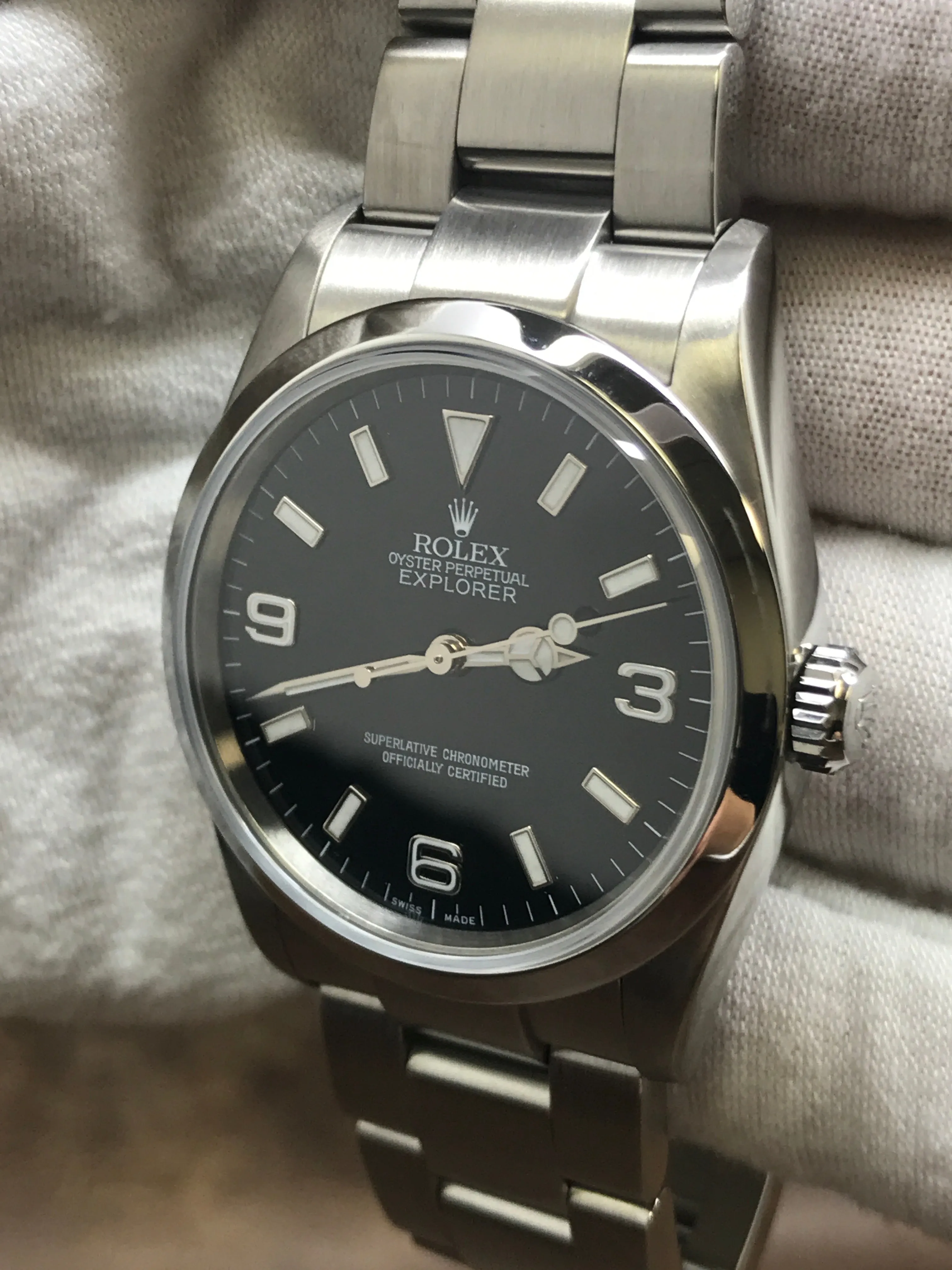 Rolex Explorer 36mm 114270 Black Dial Automatic Watch
