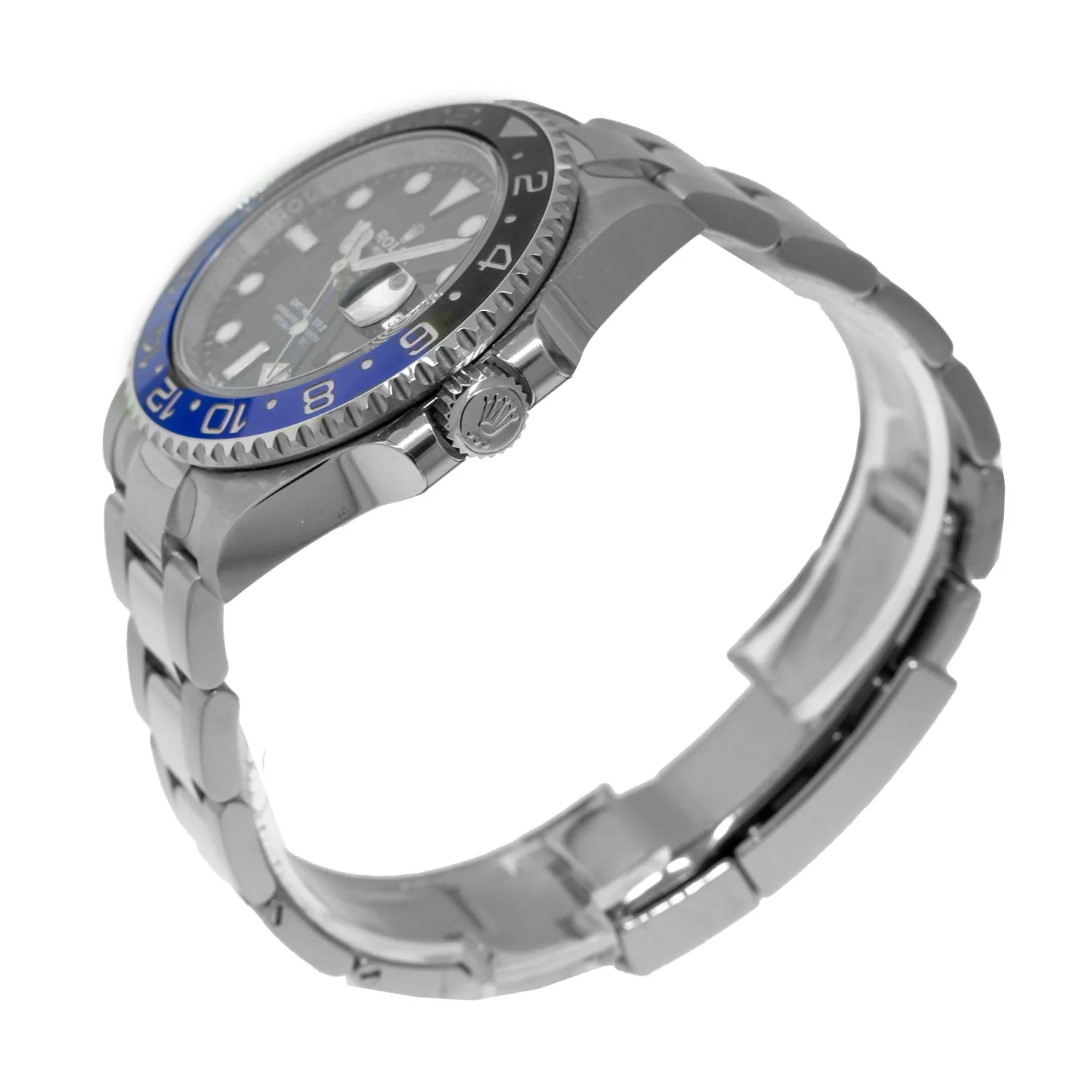 Rolex GMT-Master II "Batman" New Old Stock 40mm Stainless Steel Black & Blue Bezel 126710