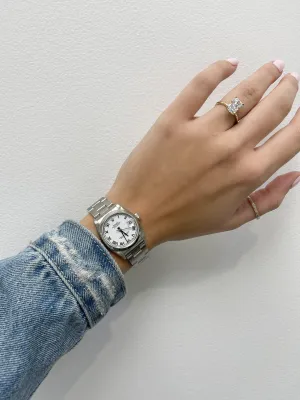 Rolex Lady-Datejust Stainless Steel 31mm White Roman Dial Watch Reference #: 78240