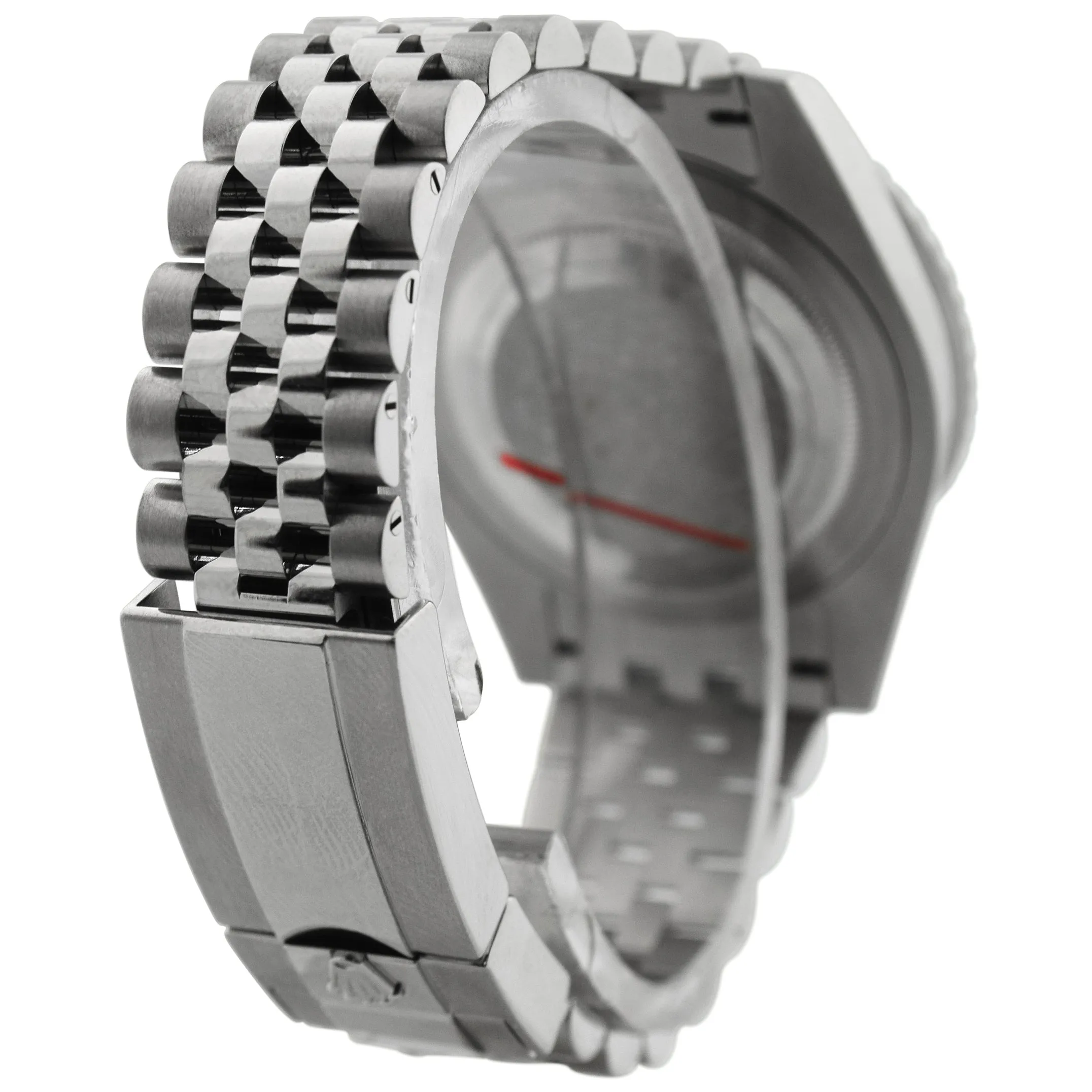 Rolex Men's GMT-Master II 40mm Black Dot Dial Watch Reference #: 126710BLRO