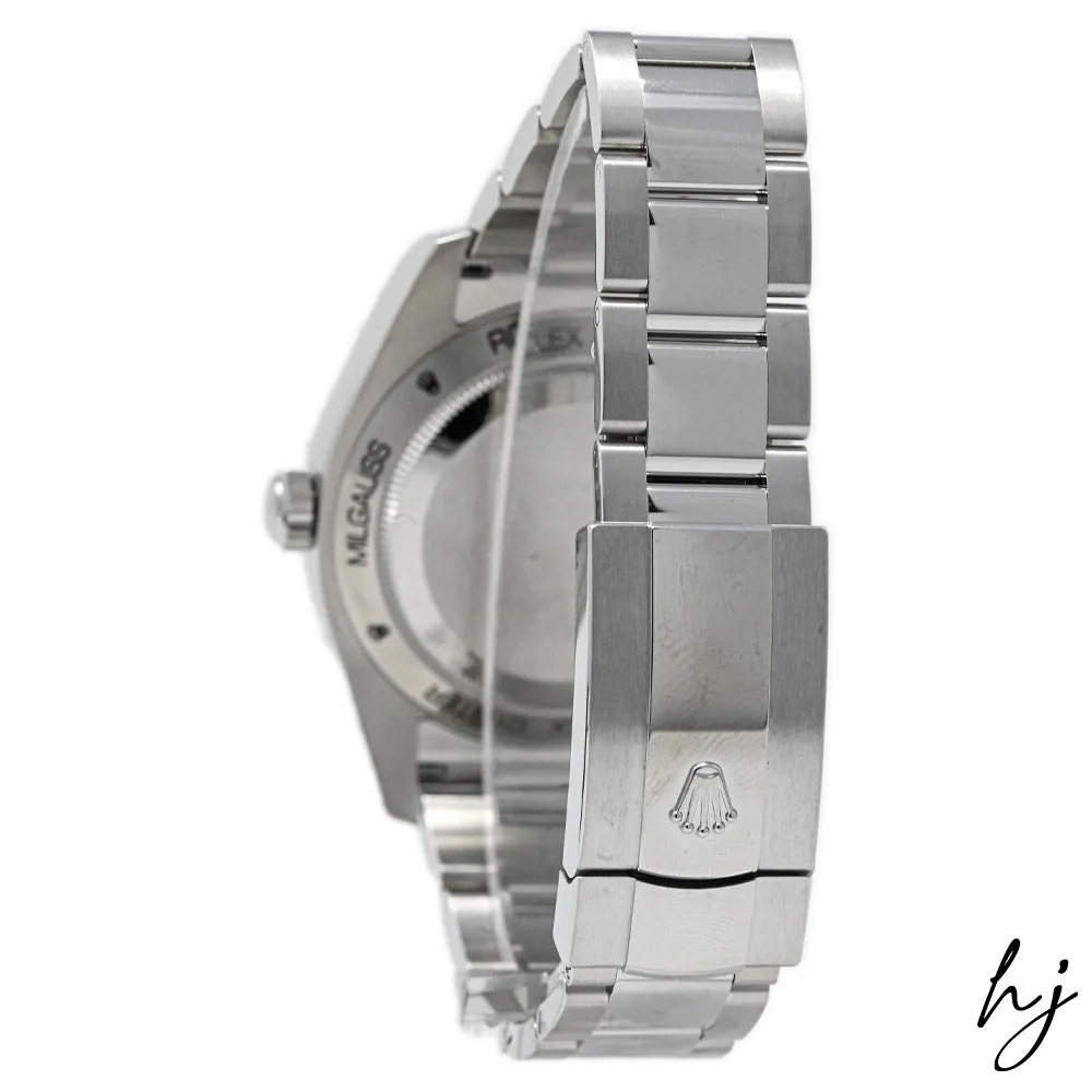Rolex Men's Milgauss Stainless Steel 40mm Black Stick Dial Watch Reference #: 116400GV