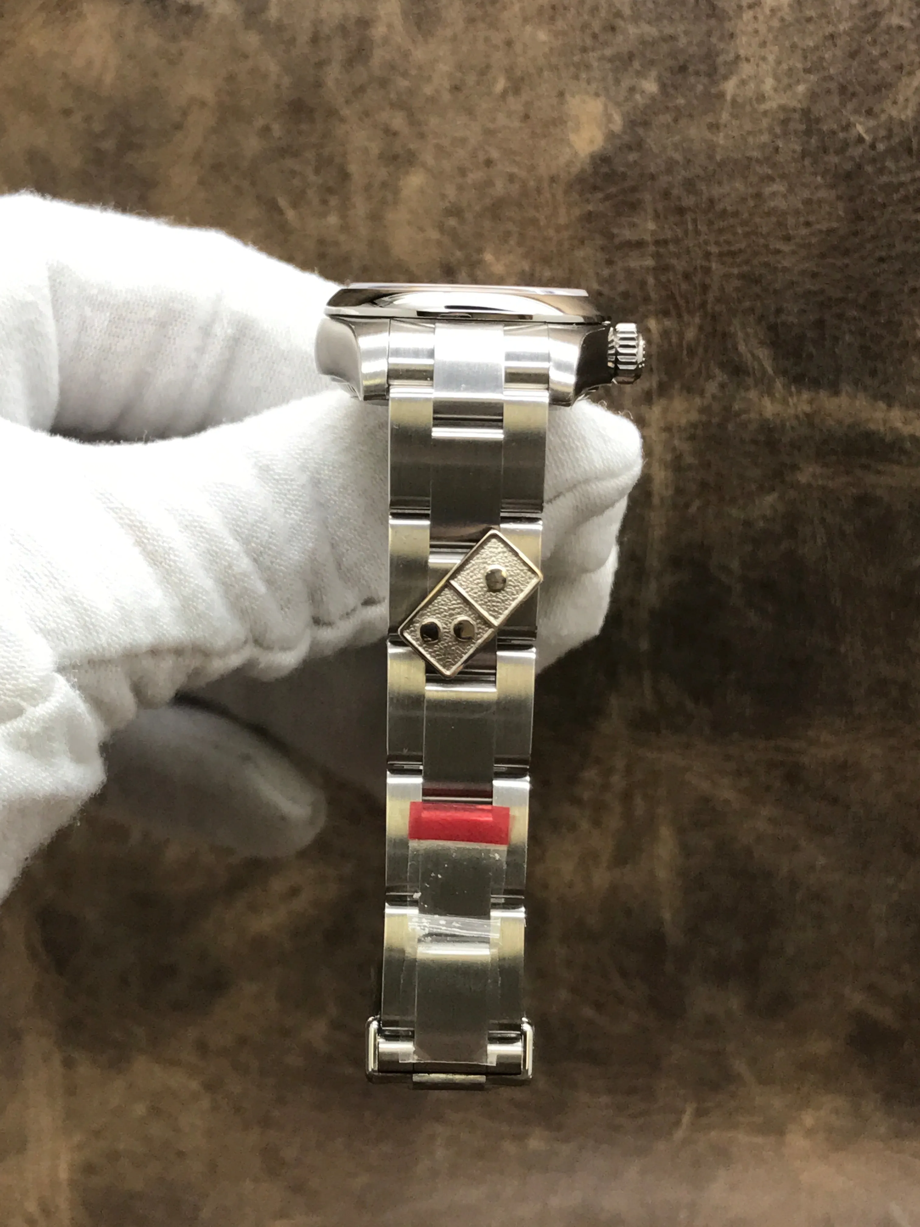 Rolex Oyster Perpetual 26mm Dominos 176200 Silver Dial Automatic Women's Watch
