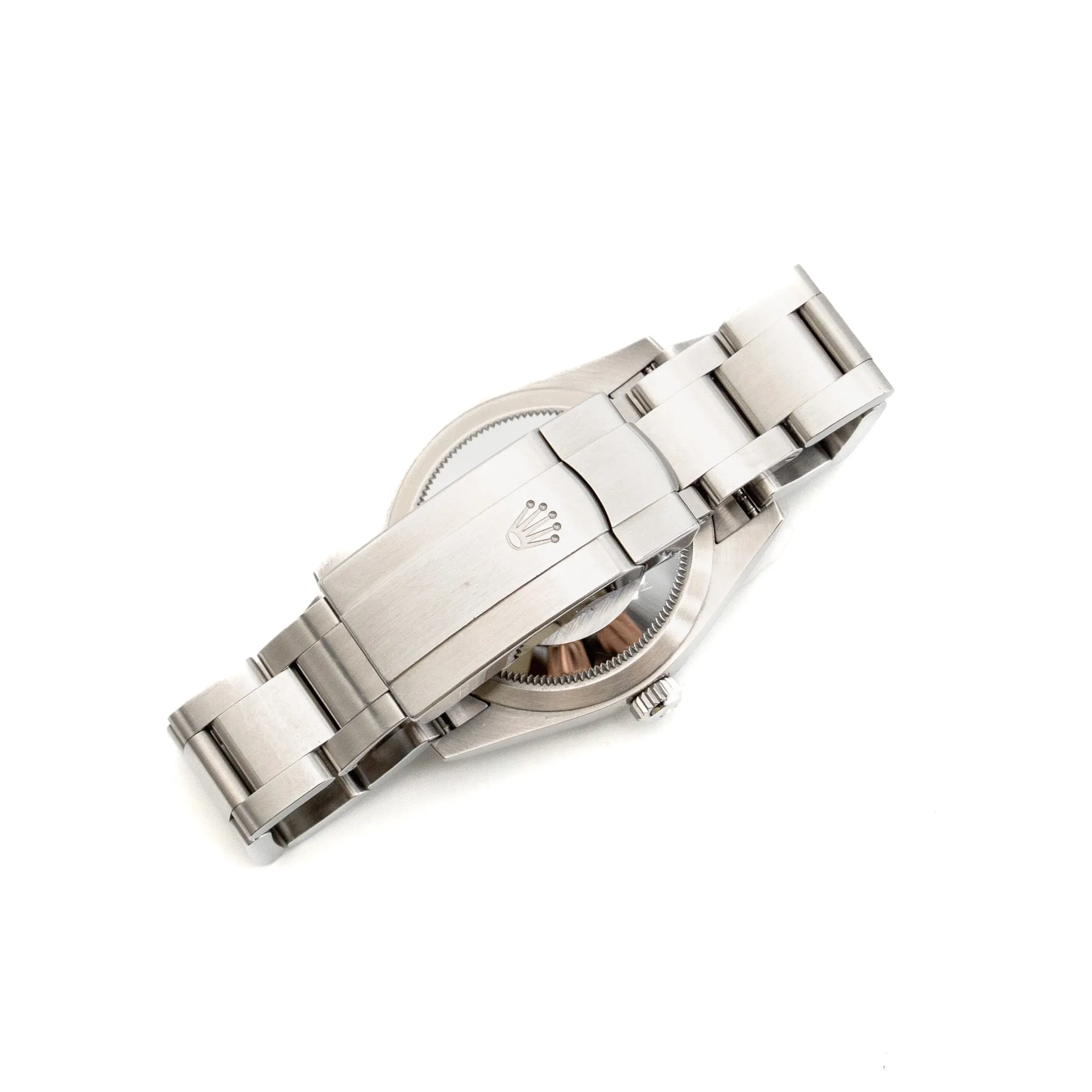 Rolex Oyster Perpetual 34mm Oystersteel Bright Blue Dial Oyster Bracelet Model:124200-0003