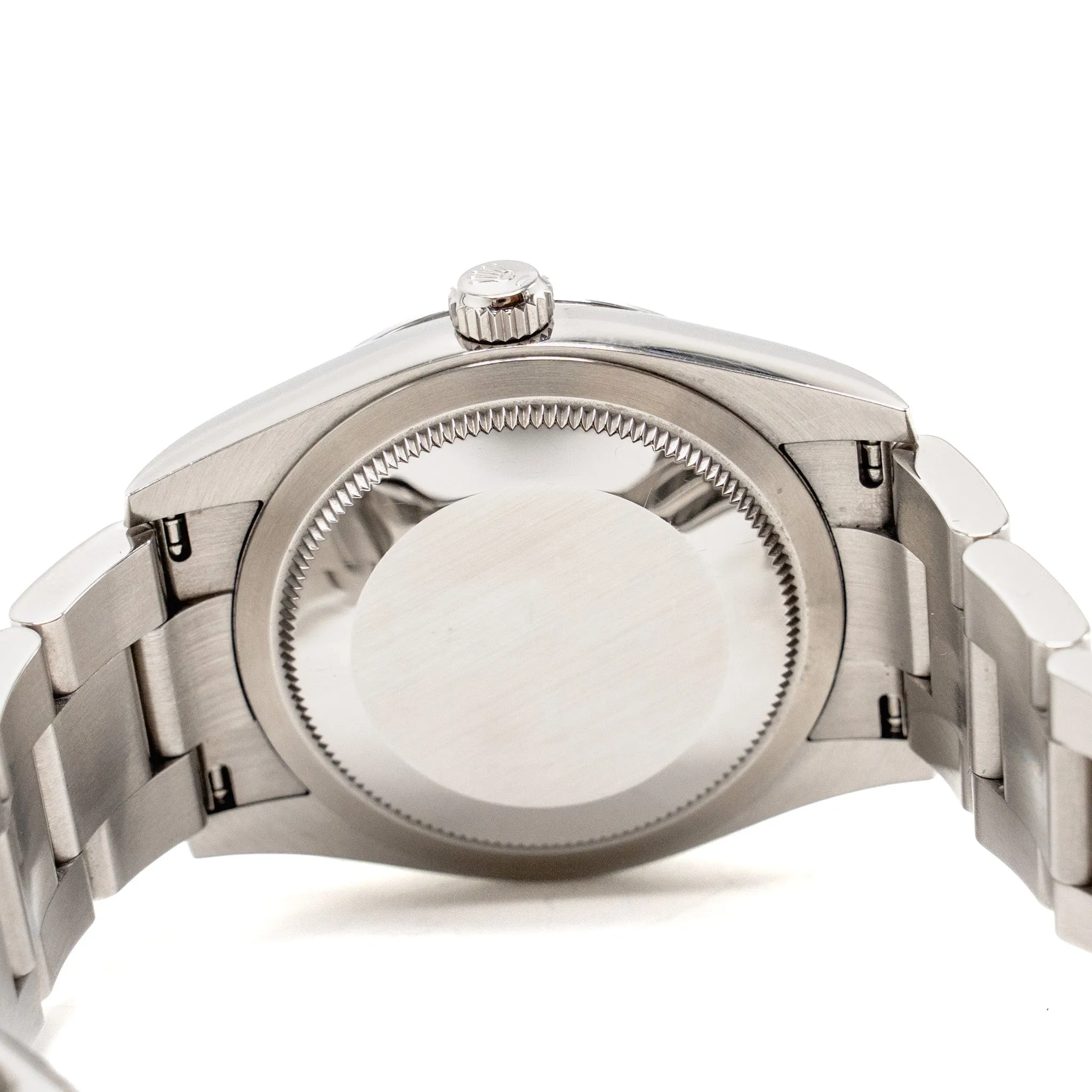 Rolex Oyster Perpetual 34mm Oystersteel Bright Blue Dial Oyster Bracelet Model:124200-0003