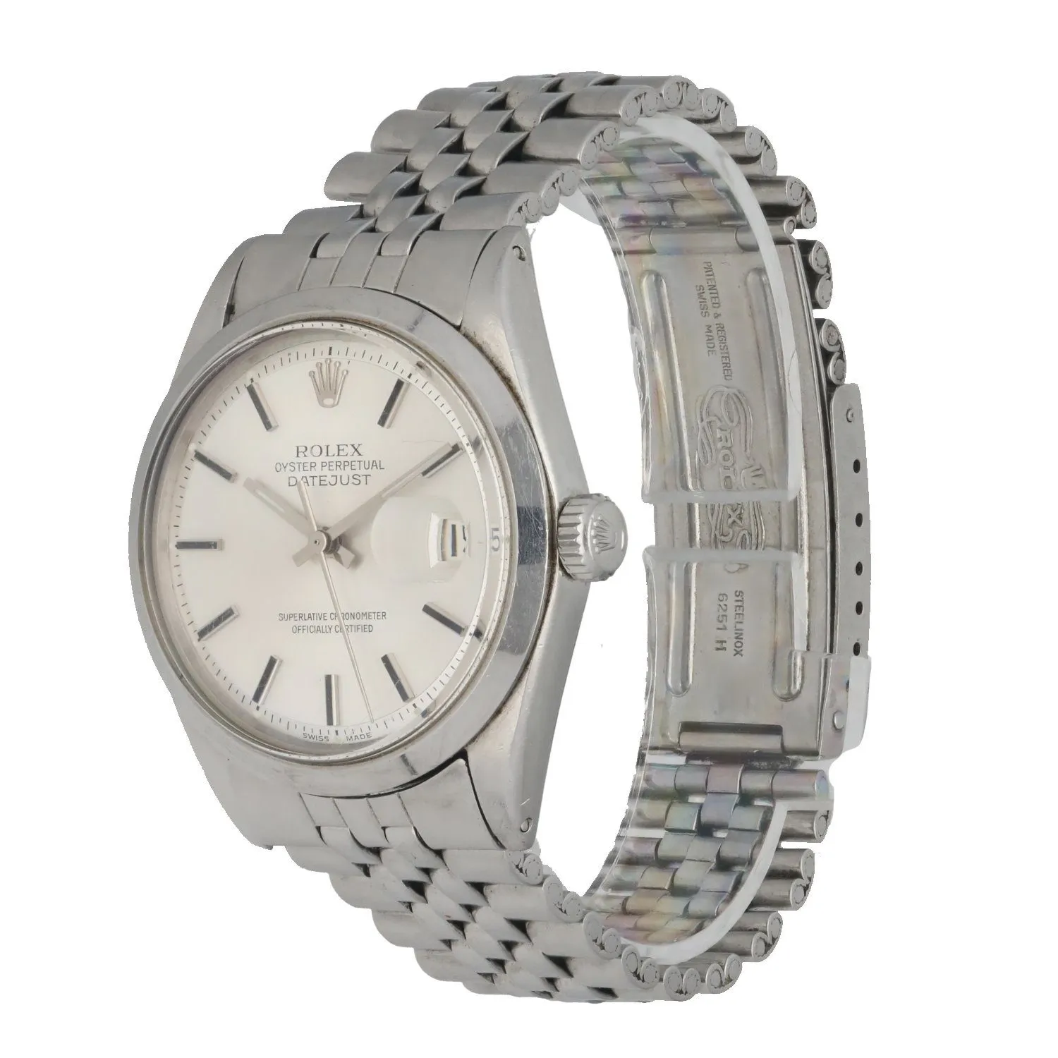 Rolex Oyster Perpetual Datejust 1601-0 Men's Watch
