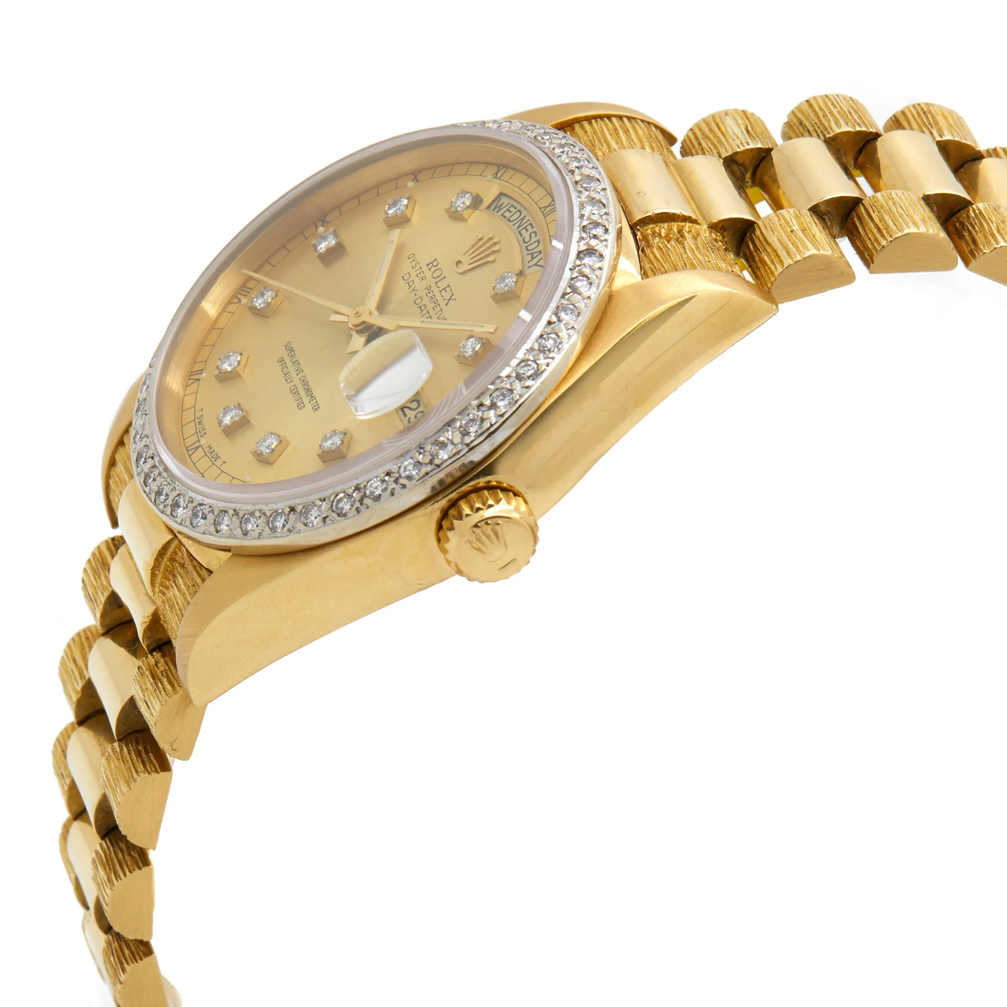 Rolex President Day Date 36mm President 18038 Champagne Dial Automatic  Watch