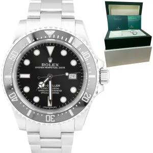 Rolex Sea-Dweller 4000 SD4K Ceramic Black Stainless Steel 40mm Watch 116600 BOX