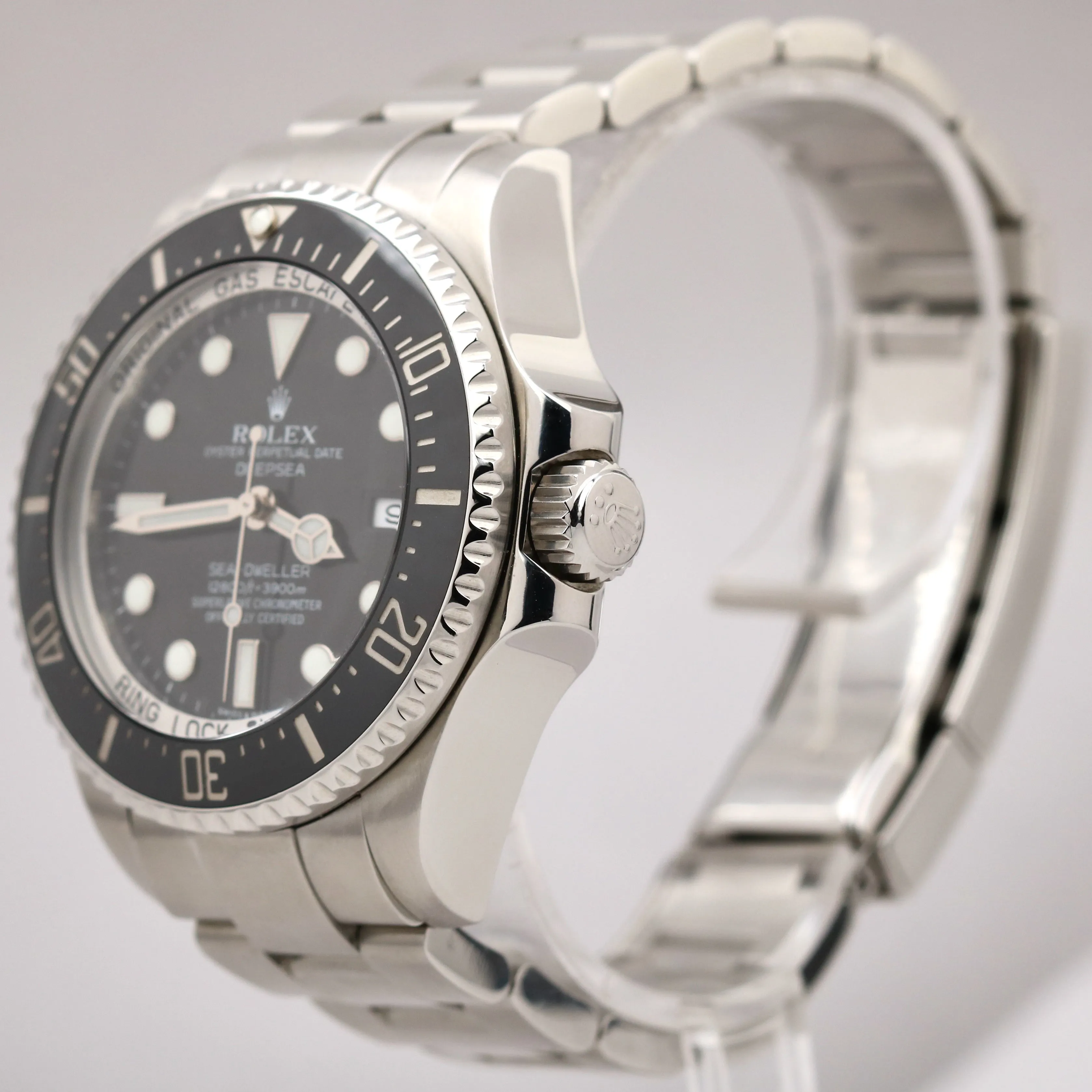 Rolex Sea-Dweller Deepsea Stainless Steel Black Ceramic 44mm Black Watch 116660