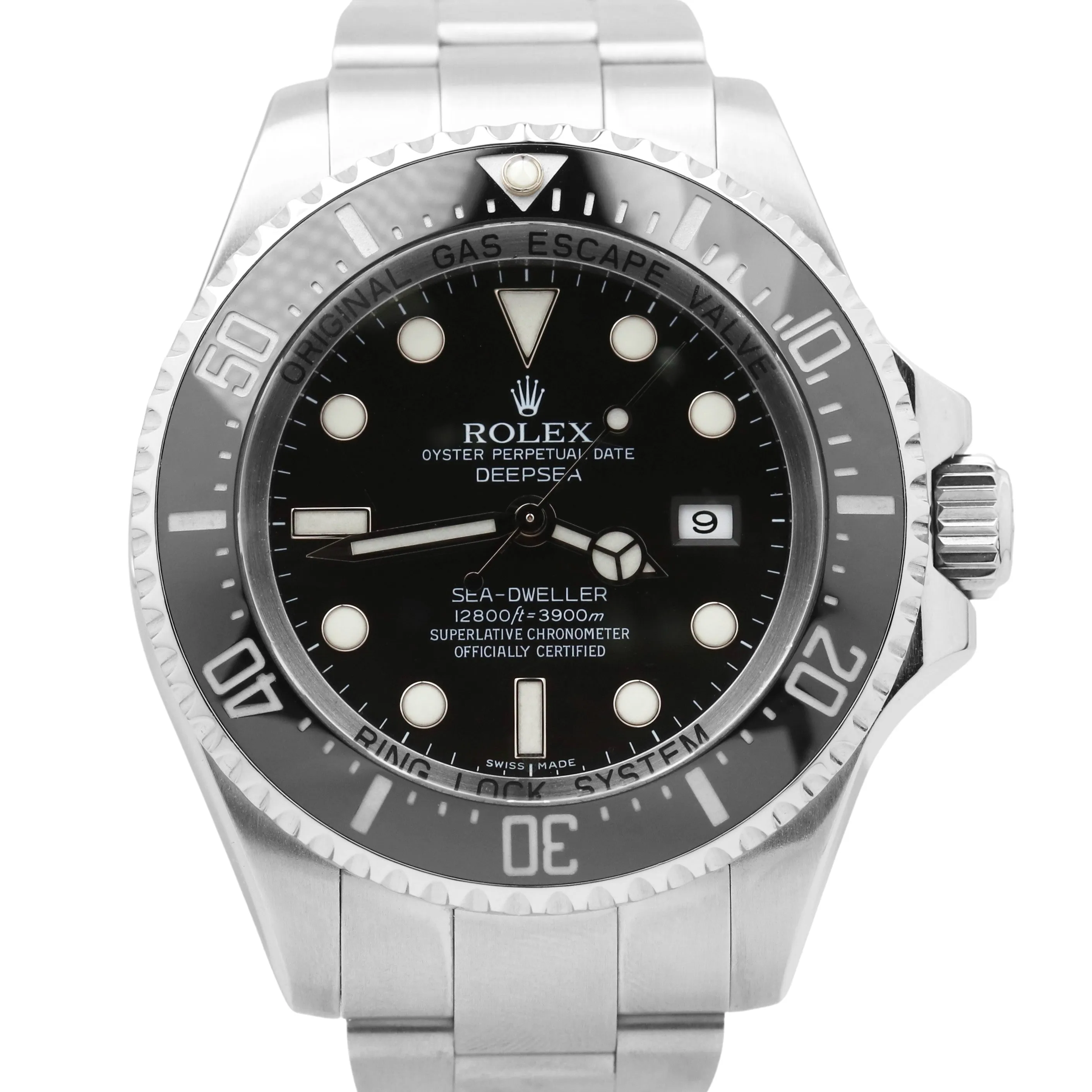 Rolex Sea-Dweller Deepsea Stainless Steel Black Ceramic 44mm Black Watch 116660