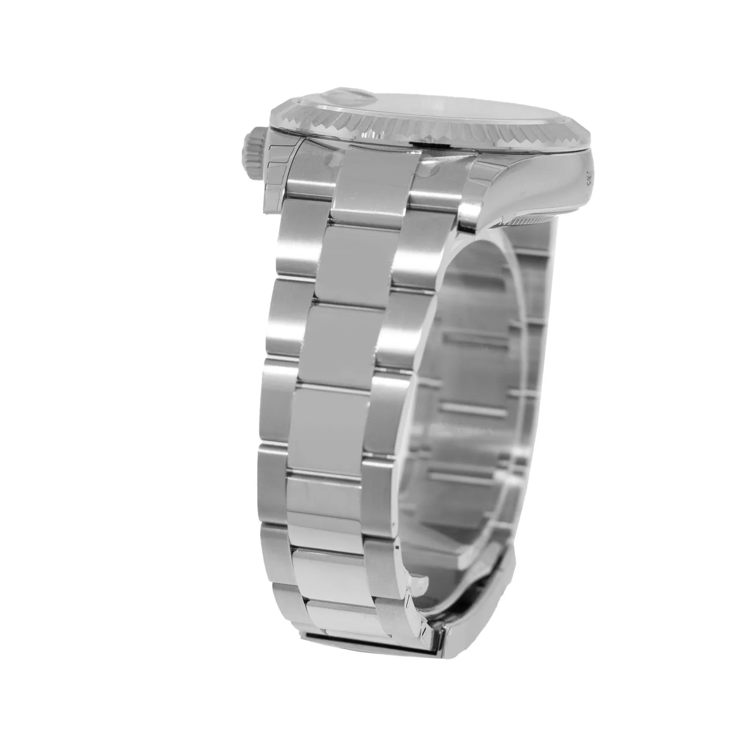 Rolex Sky-Dweller 42mm White Gold & Steel Blue Index Dial & Fluted Bezel 336934
