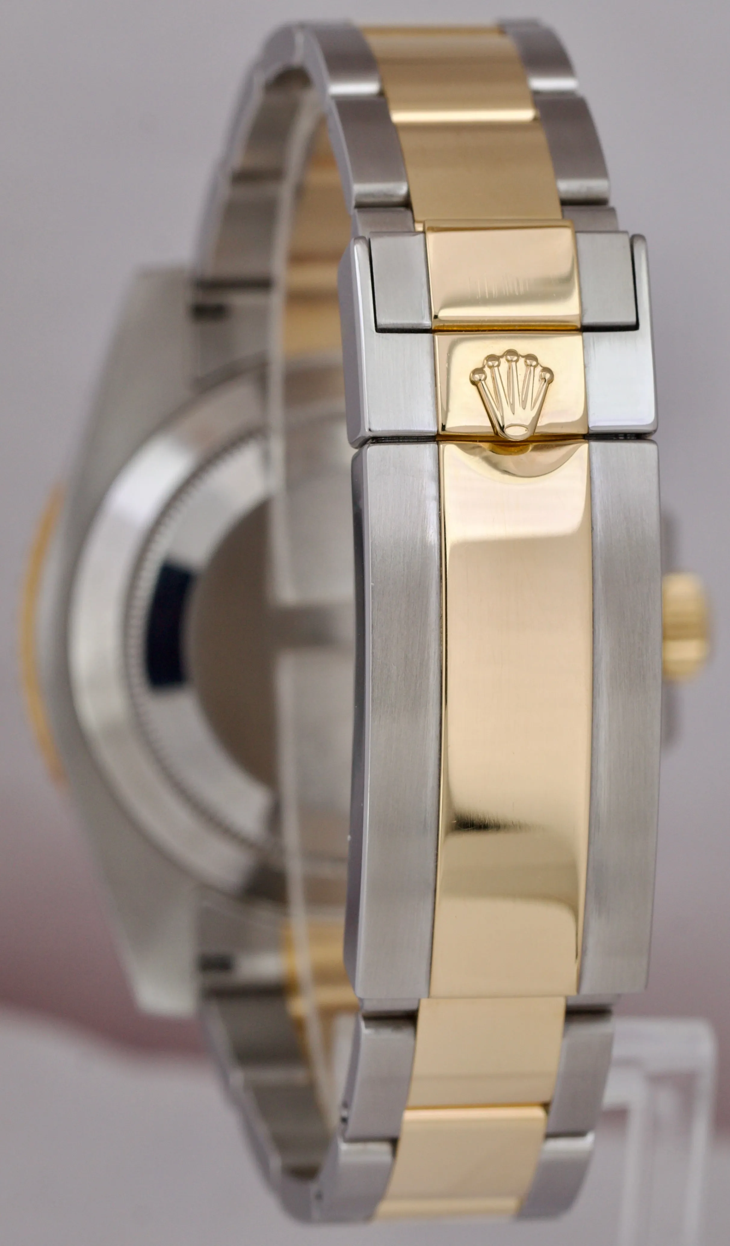 Rolex Submariner Date Ceramic Two-Tone Gold Steel Blue Automatic Watch 116613 LB