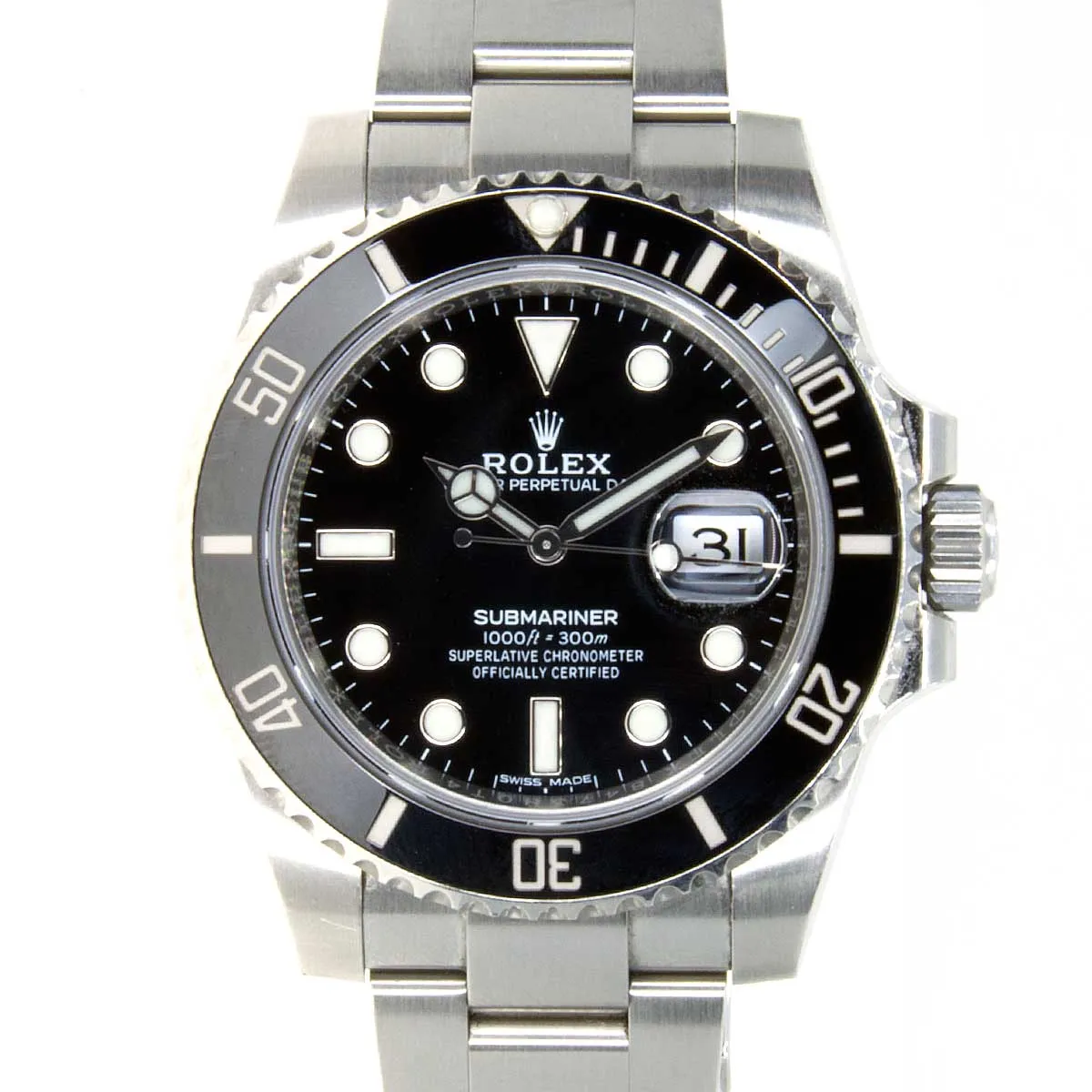 Rolex Submariner Date SS Ceramic Bezel