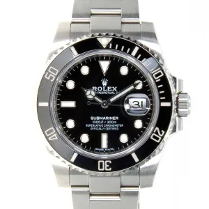 Rolex Submariner Date SS Ceramic Bezel