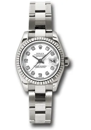 Rolex white gold datejust model # 179179 wdo