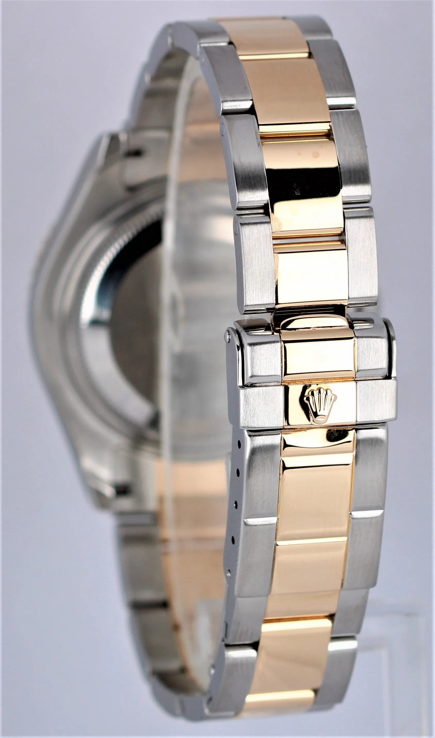 Rolex Yacht-Master Two-Tone Stainless 18K Mid-Size Champagne 35mm Watch 68623