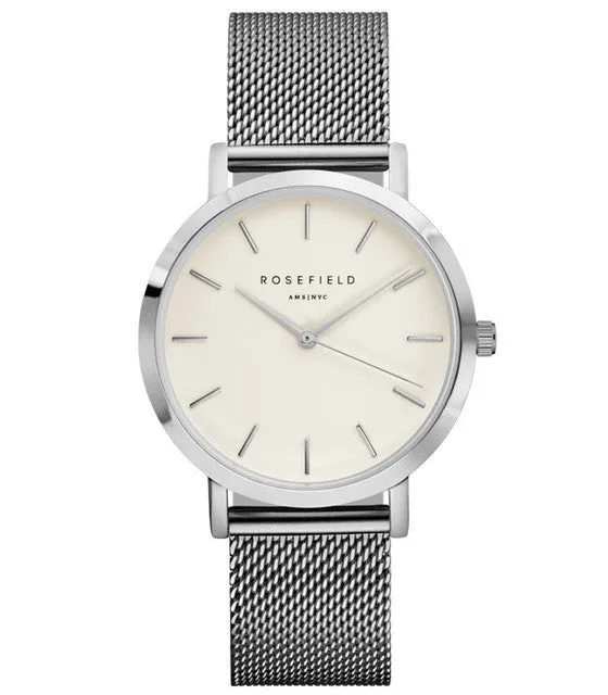 ROSEFIELD Watch Golden Genuine Leather