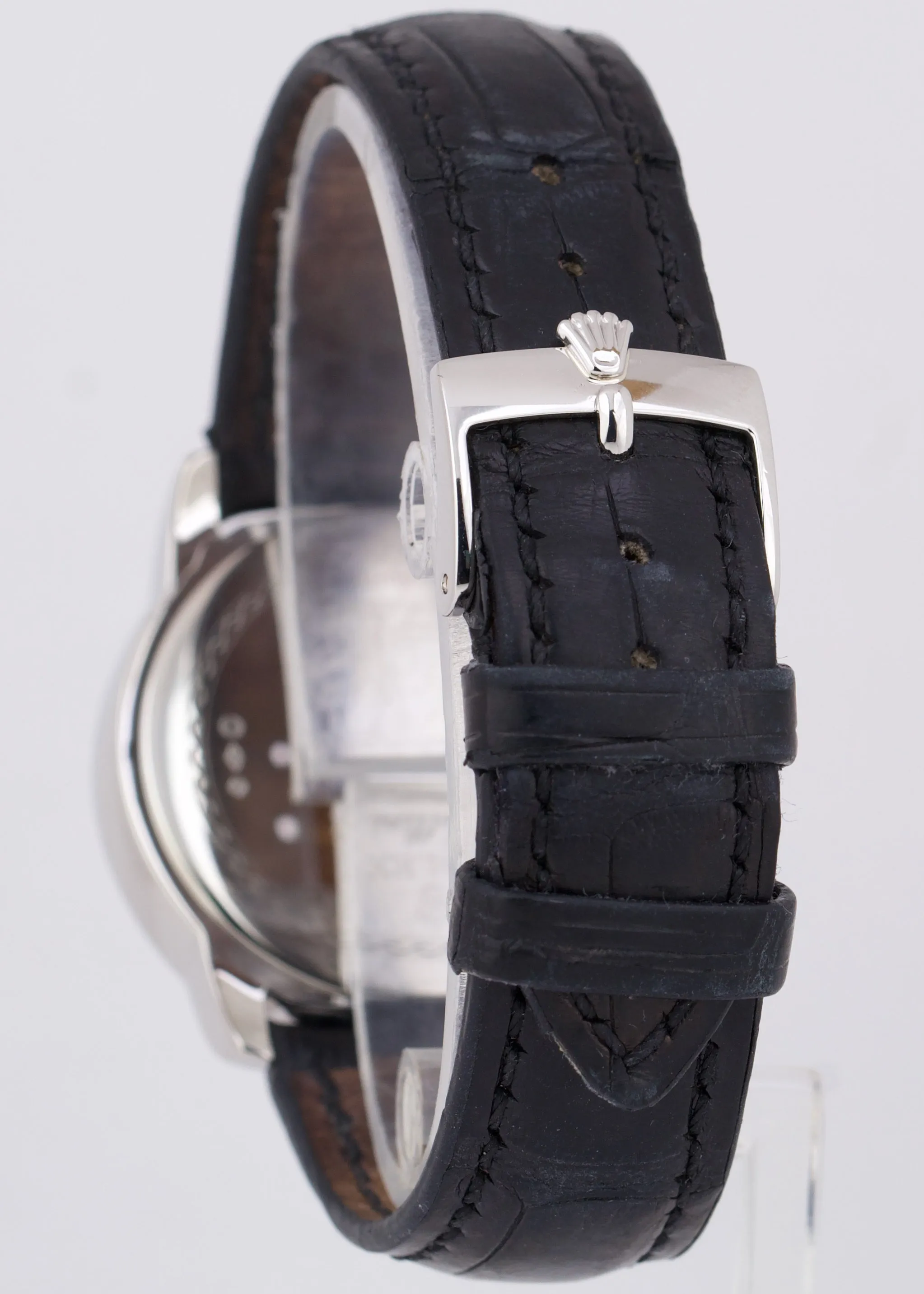 RSC Rolex Cellini Cellinium JUBILEE MOTHER OF PEARL Platinum 35mm 5240/6 Watch