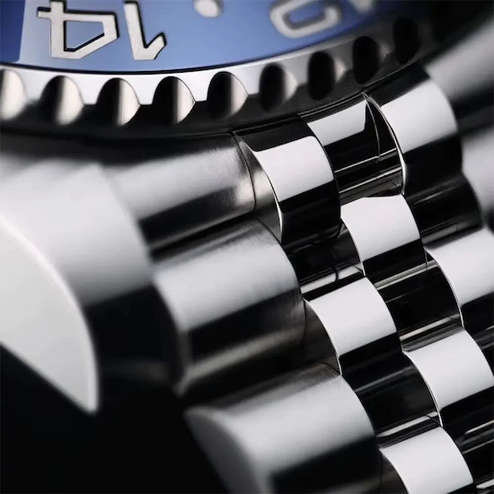 Sapphire Glass 40MM Ceramic GMT Mechanical Watches 100M Waterproof Classic Luxury Men Automatic Watch Reloj Hombre