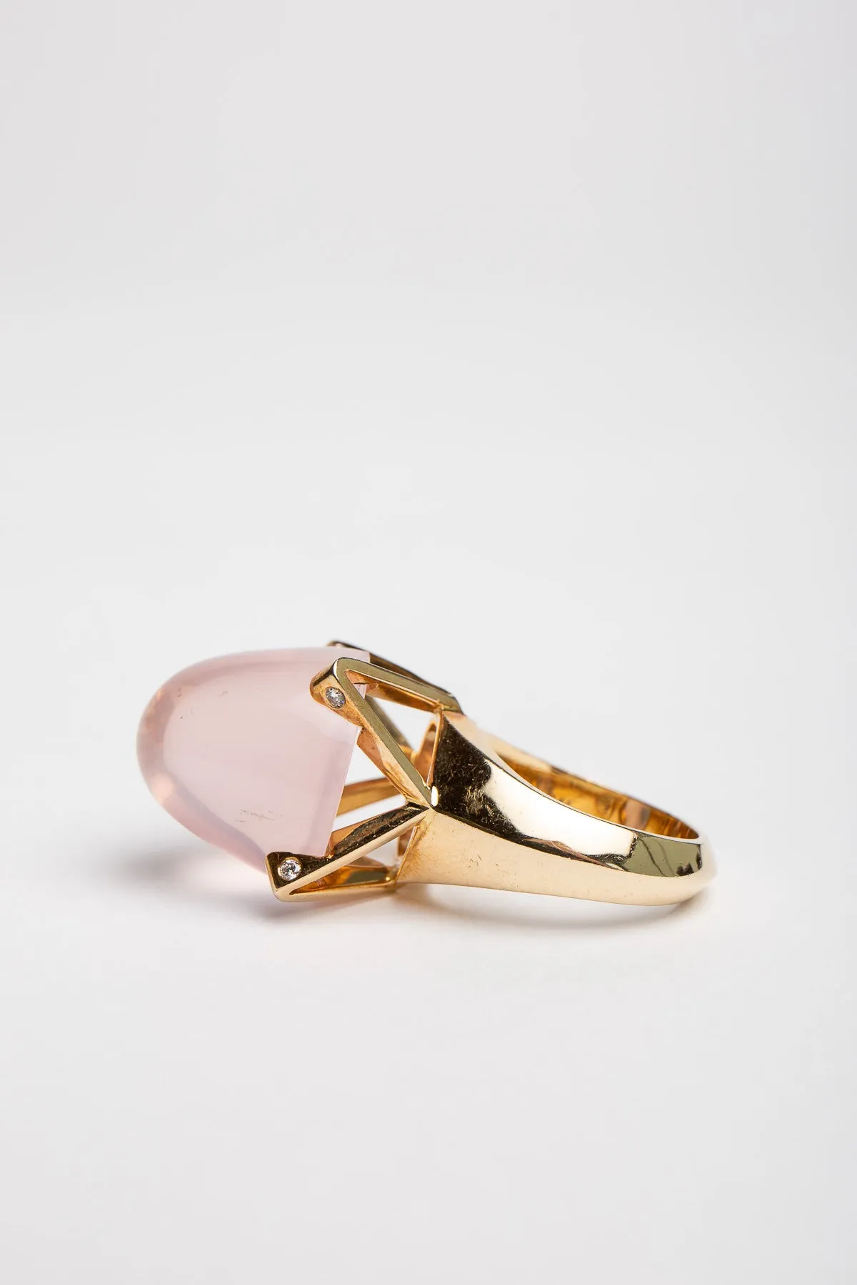 SARAH JANE WILDE | ROSE QUARTZ RING
