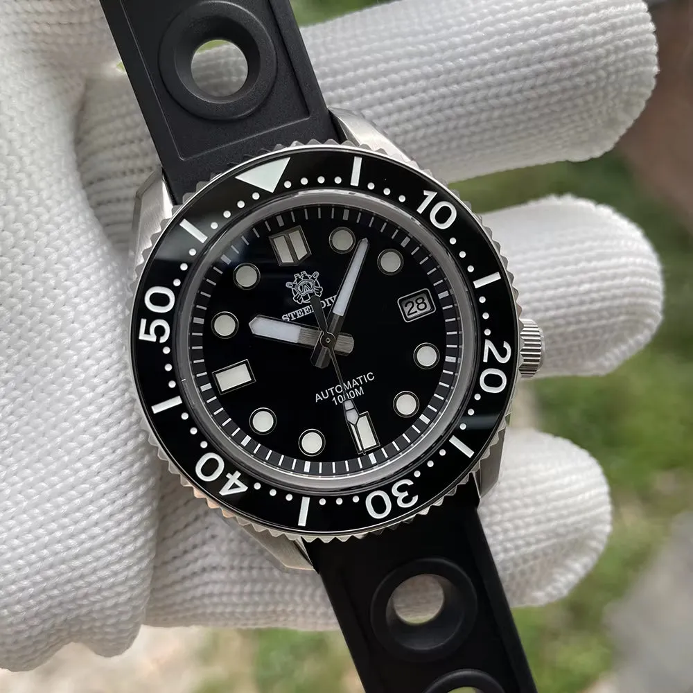 SD1968 44MM Ceramic Bezel Insert Stainless Steel Case 1000M Waterproof NH35 Dive Watch Automatic