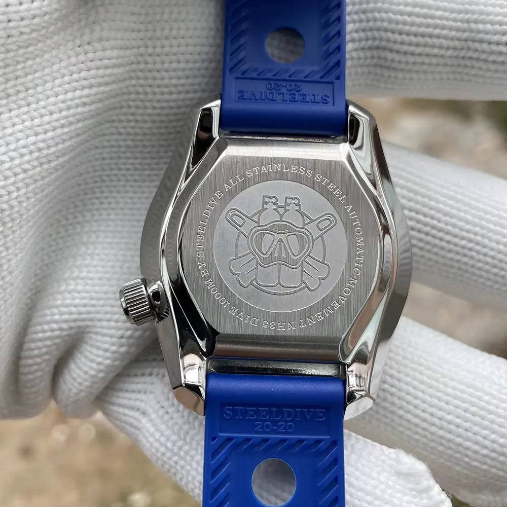 SD1968 44MM Ceramic Bezel Insert Stainless Steel Case 1000M Waterproof NH35 Dive Watch Automatic