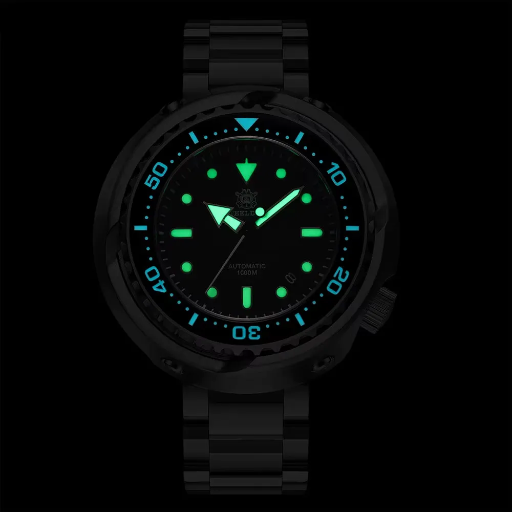 SD1978 New Arrival Oversize 53.6Mm Stainless Steel Case 1000M Waterproof NH35 Automatic Tuna Dive Watch