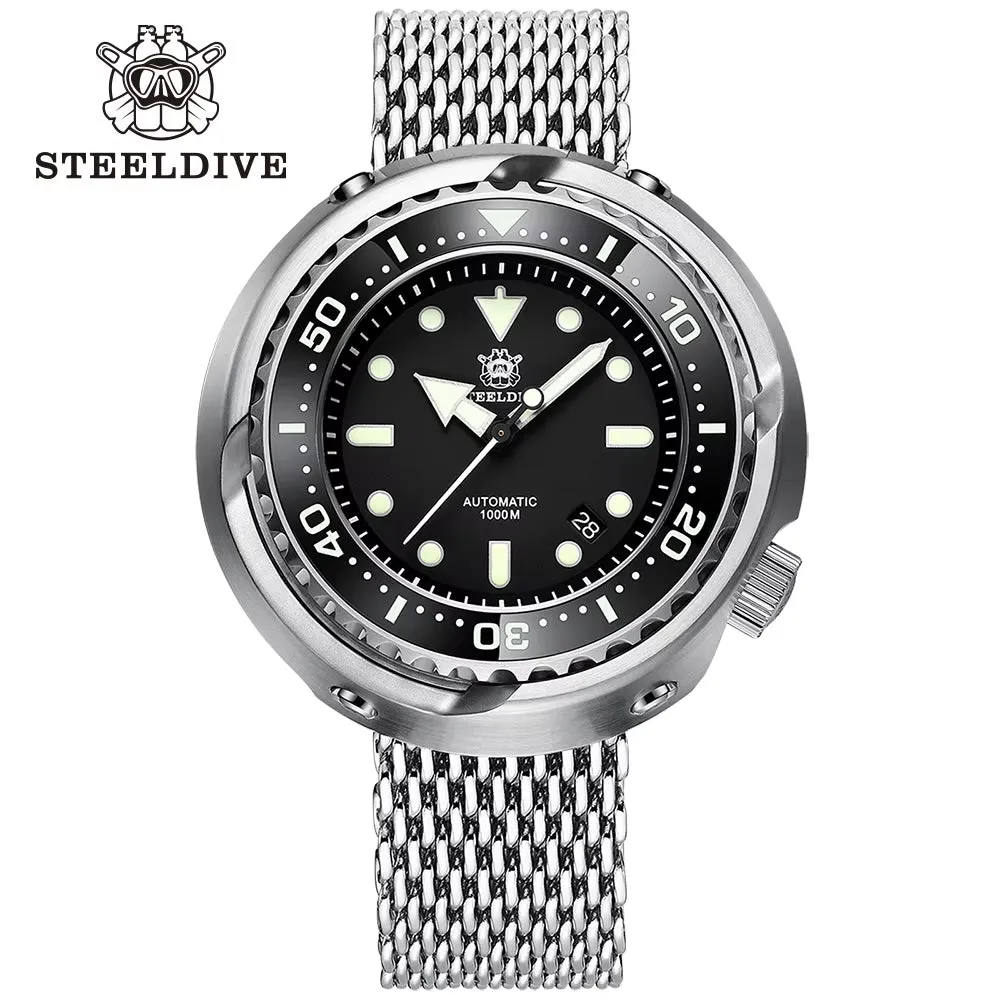 SD1978 New Arrival Oversize 53.6Mm Stainless Steel Case 1000M Waterproof NH35 Automatic Tuna Dive Watch