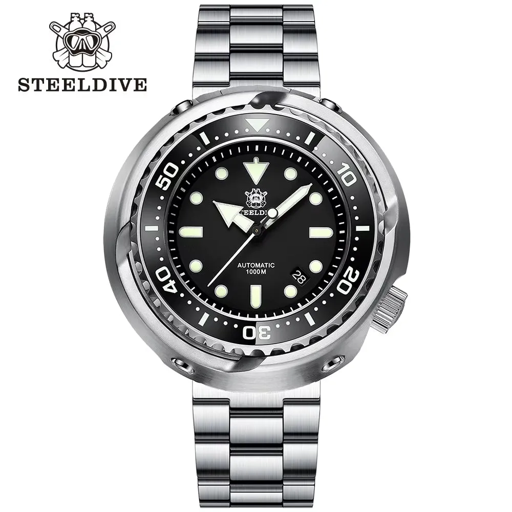 SD1978 New Arrival Oversize 53.6Mm Stainless Steel Case 1000M Waterproof NH35 Automatic Tuna Dive Watch