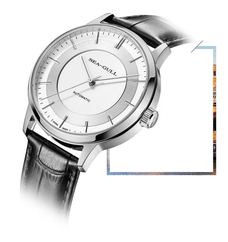 Sea-Gull  Automatic Mechanical Watch with  Waterproof case and Sapphire Glass, Calibre : ST2500 Model :519.12.6061