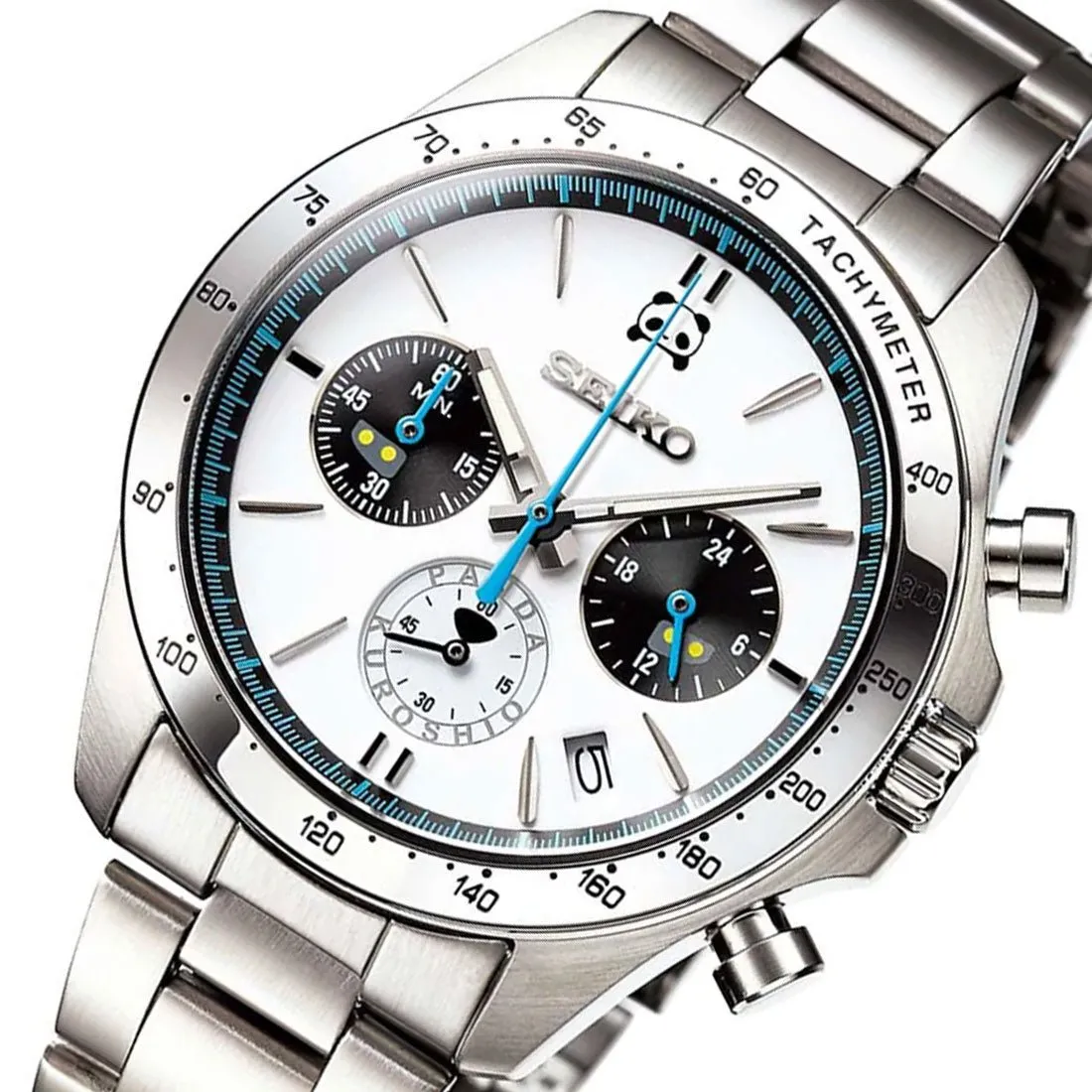 Seiko 287 Panda Kuroshio Train JDM 5th Anniversary Limited Edition Quartz Watch