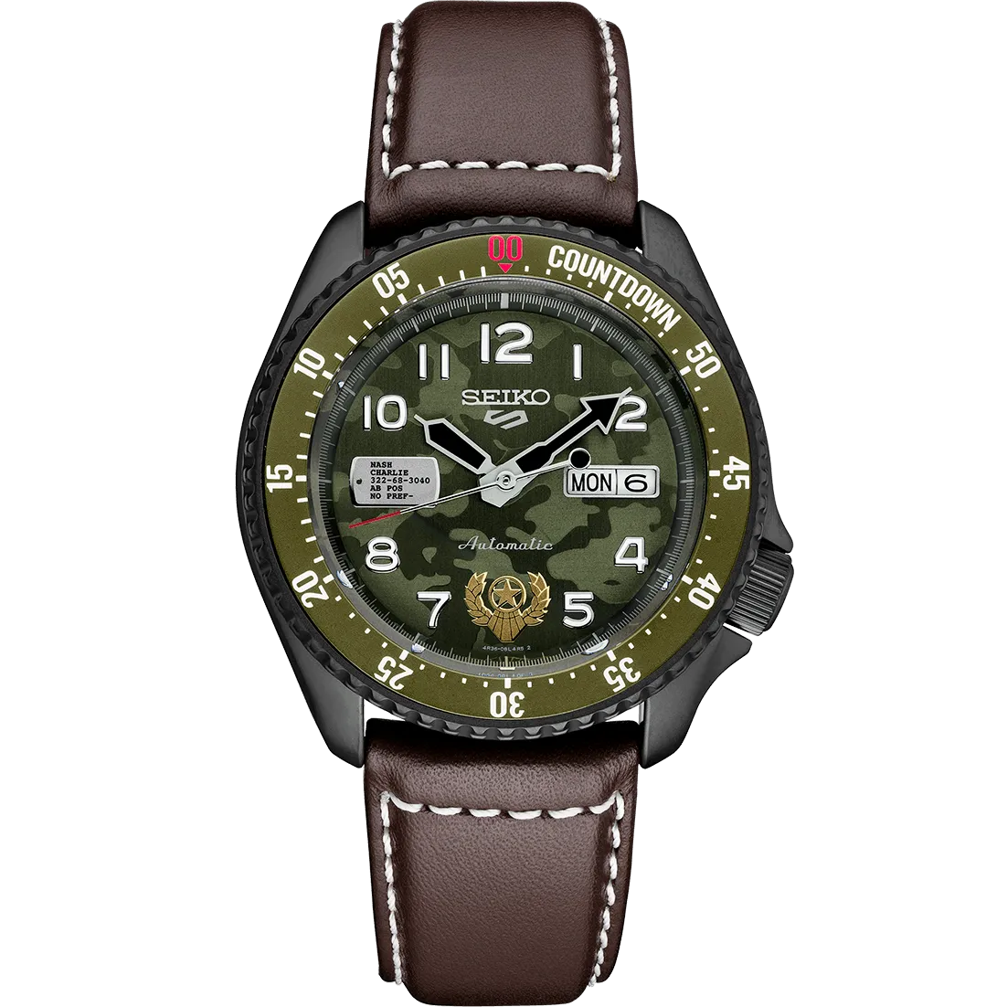 Seiko 5 Sports Street Fighter V Limited Edition Guile Men's Watch SRPF21