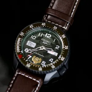 SEIKO 5 STREET FIGHTER SBSA081 SRPF21K1 GUILE Model WATCH