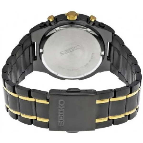 Seiko Men's SNAA30 Chronograph Stainless Steel Two-Tone Watch