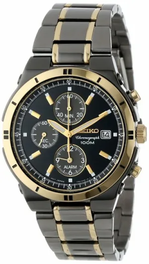 Seiko Men's SNAA30 Chronograph Stainless Steel Two-Tone Watch