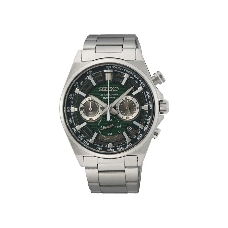 Seiko Neo Sports SSB405P Chronograph Men's Watch | Stainless Steel Band