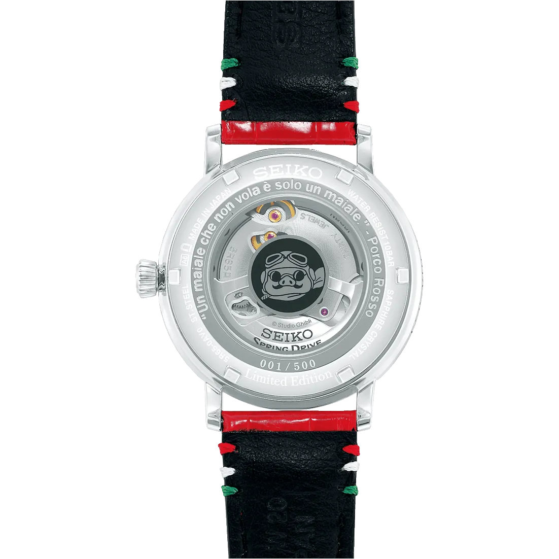 Seiko Presage PORCO ROSSO Limited Edition Spring Drive Men's Watch SNR047J1