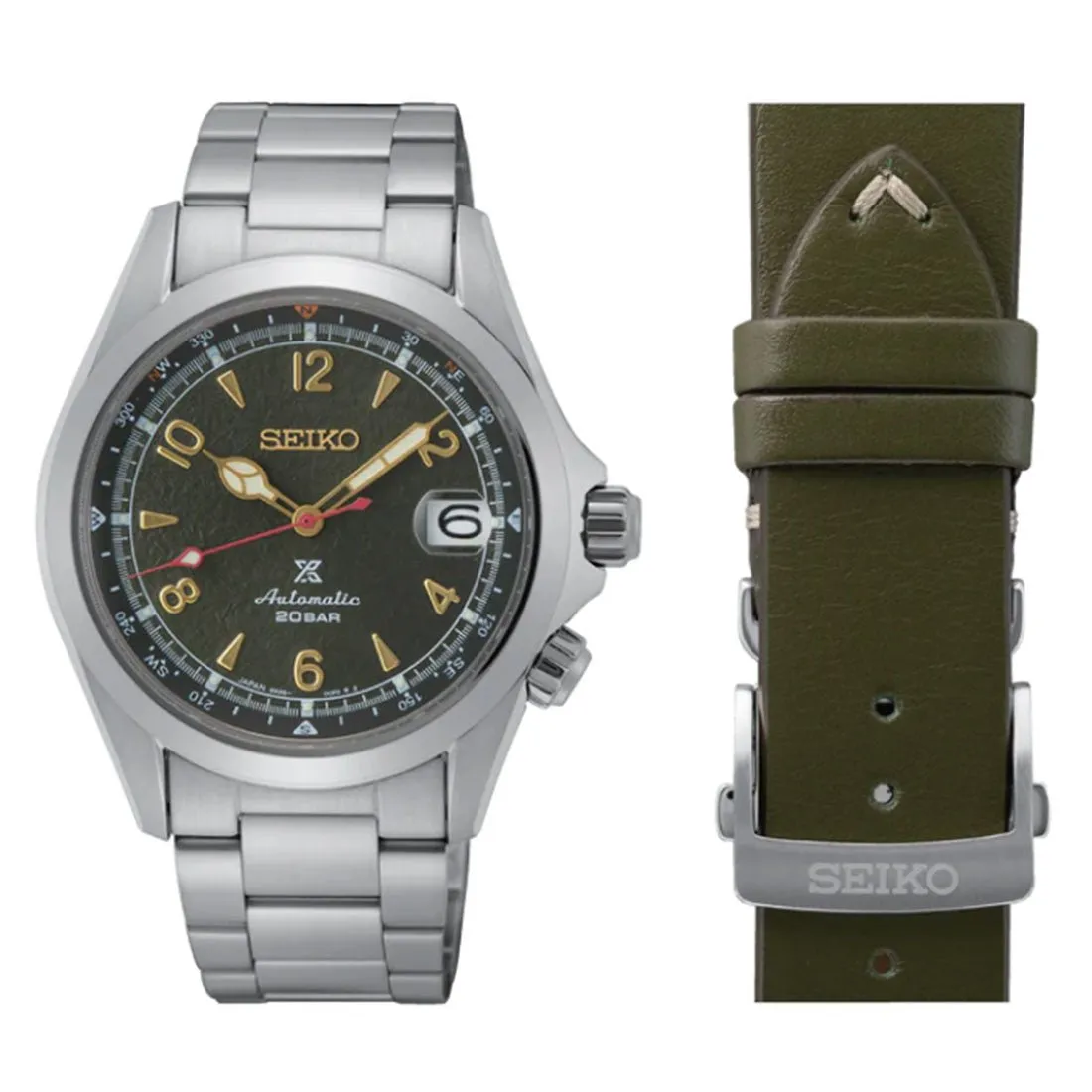 Seiko Prospex Green Alpinist Thailand Seub Nakhasathien SPB341J1 SPB341 SPB341J Limited Edition Watch