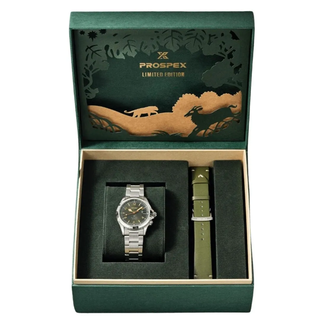 Seiko Prospex Green Alpinist Thailand Seub Nakhasathien SPB341J1 SPB341 SPB341J Limited Edition Watch