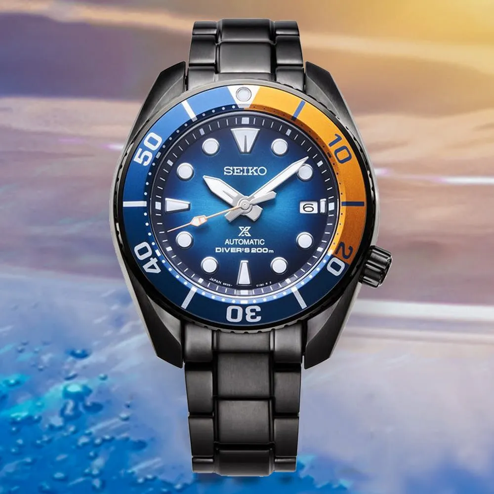 Seiko Prospex Taiwan Sumo SPB343J1 SPB343 SPB343J Black Diving LE Watch