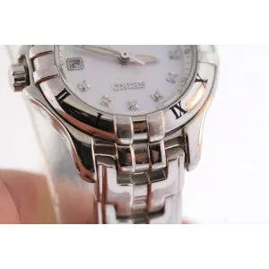 Seiko Women's SXDA31 Diamond Mother Of Pearl Dial Stainless Steel Watch