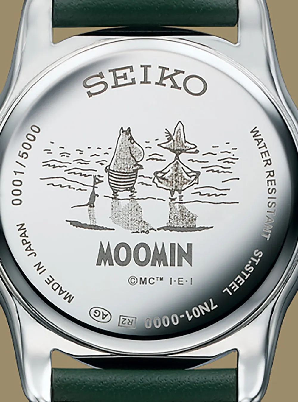 SEIKO x MOOMIN COLLABORATION WATCH SNUFKIN LIMITED EDITION MADE IN JAPAN JDM