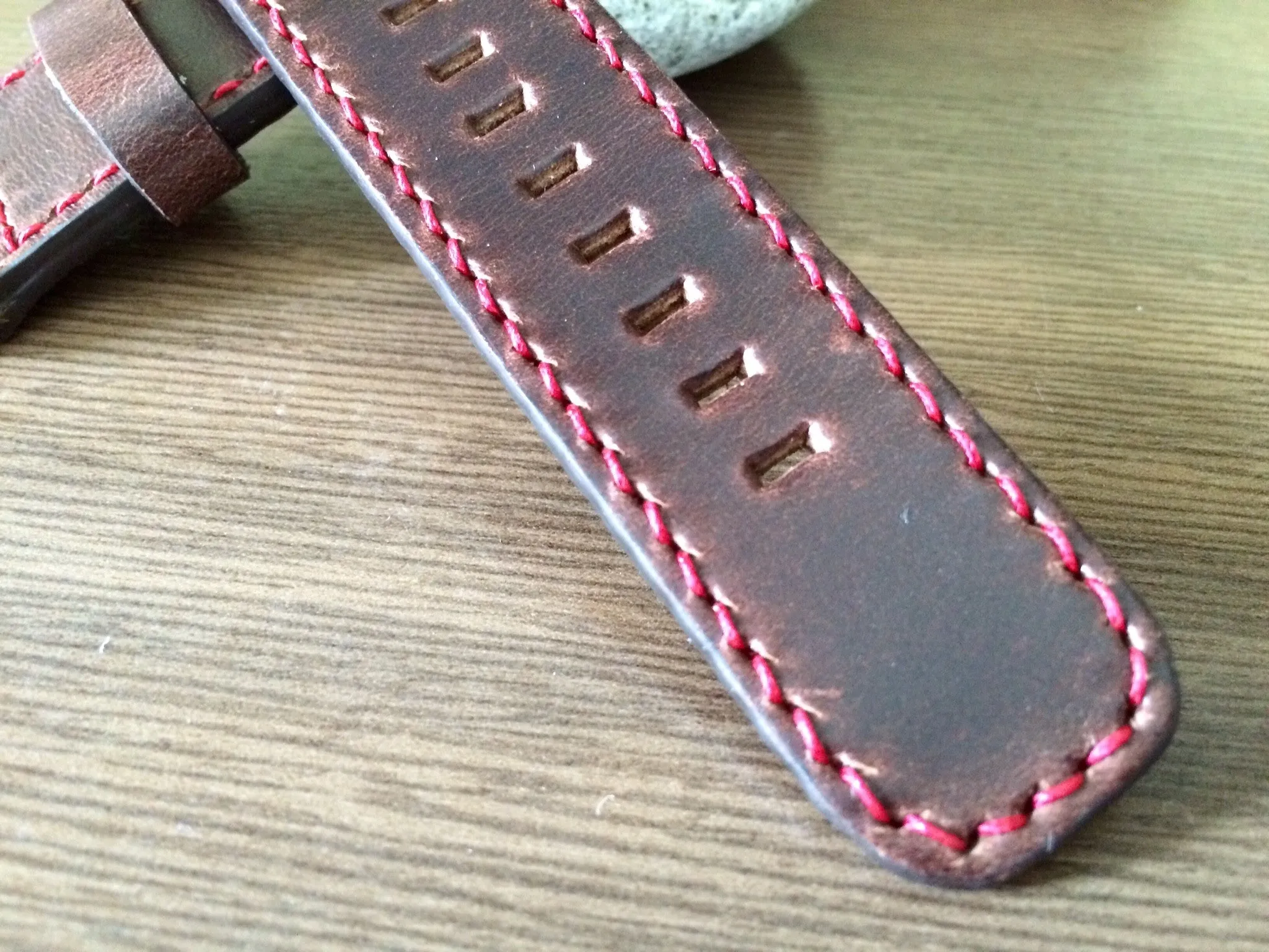 SevenFriday watch band, Seven Friday P2B 01 watch strap, Brown watch band, Leather Watch Strap - 28mm watch band