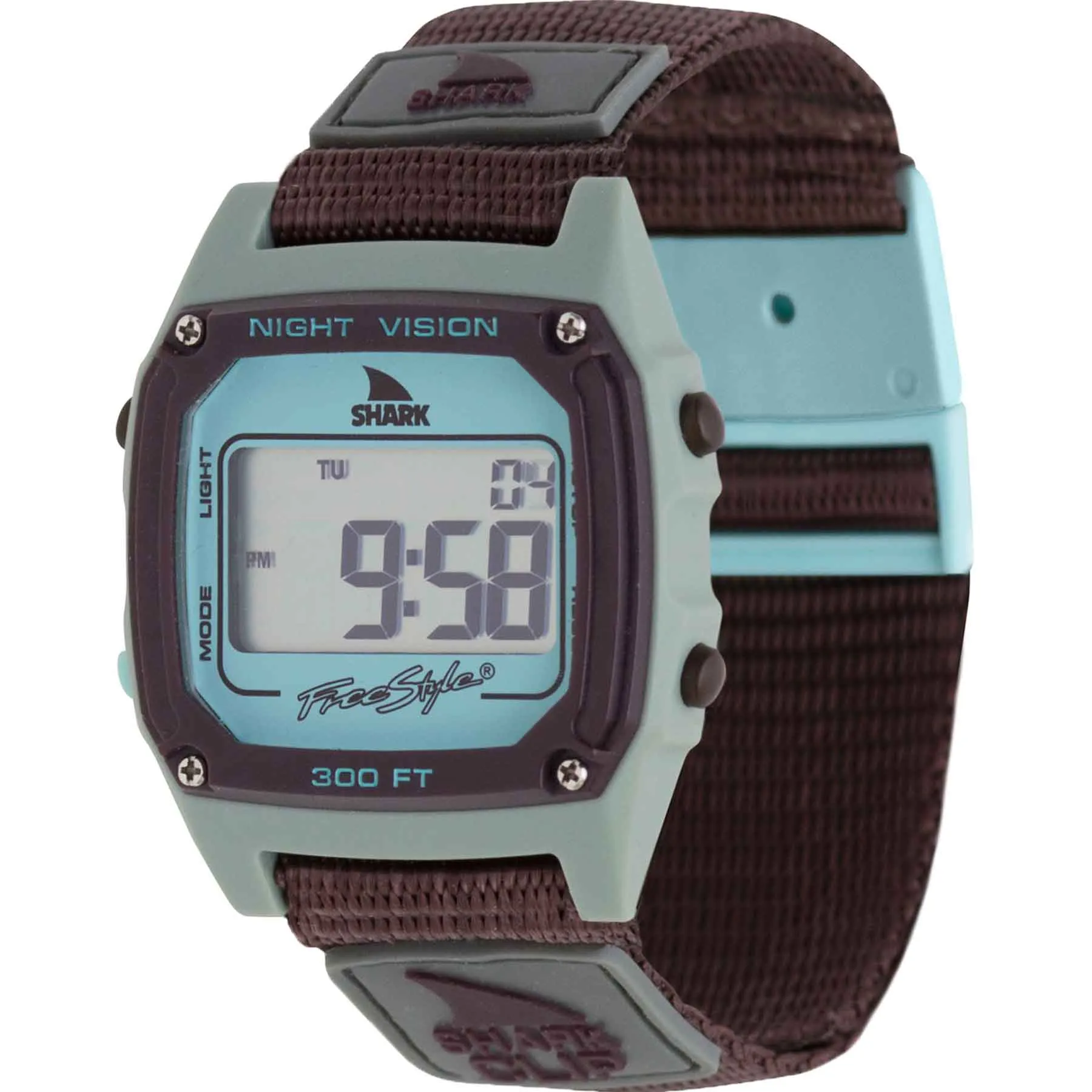 SHARK CLASSIC CLIP GREY/BLUE
