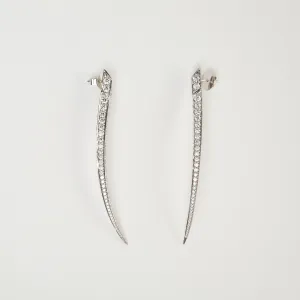 SHAUN LEANE | LARGE DIAMOND SABRE EARRINGS