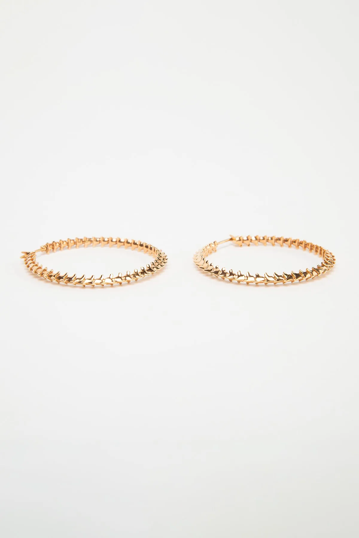 SHAUN LEANE | ROSE GOLD SPINE HOOPS
