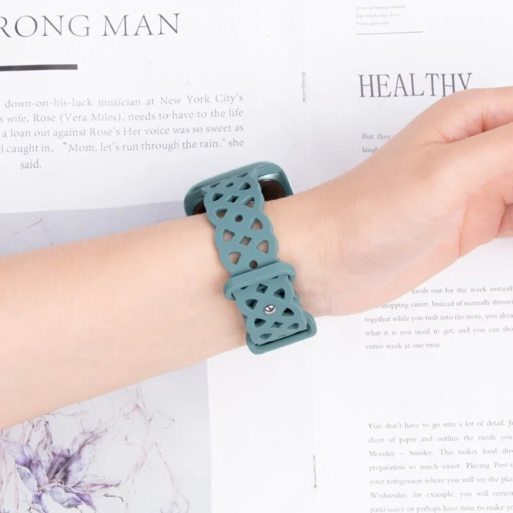 Silicone Designer Bracelet Strap for Apple Watch