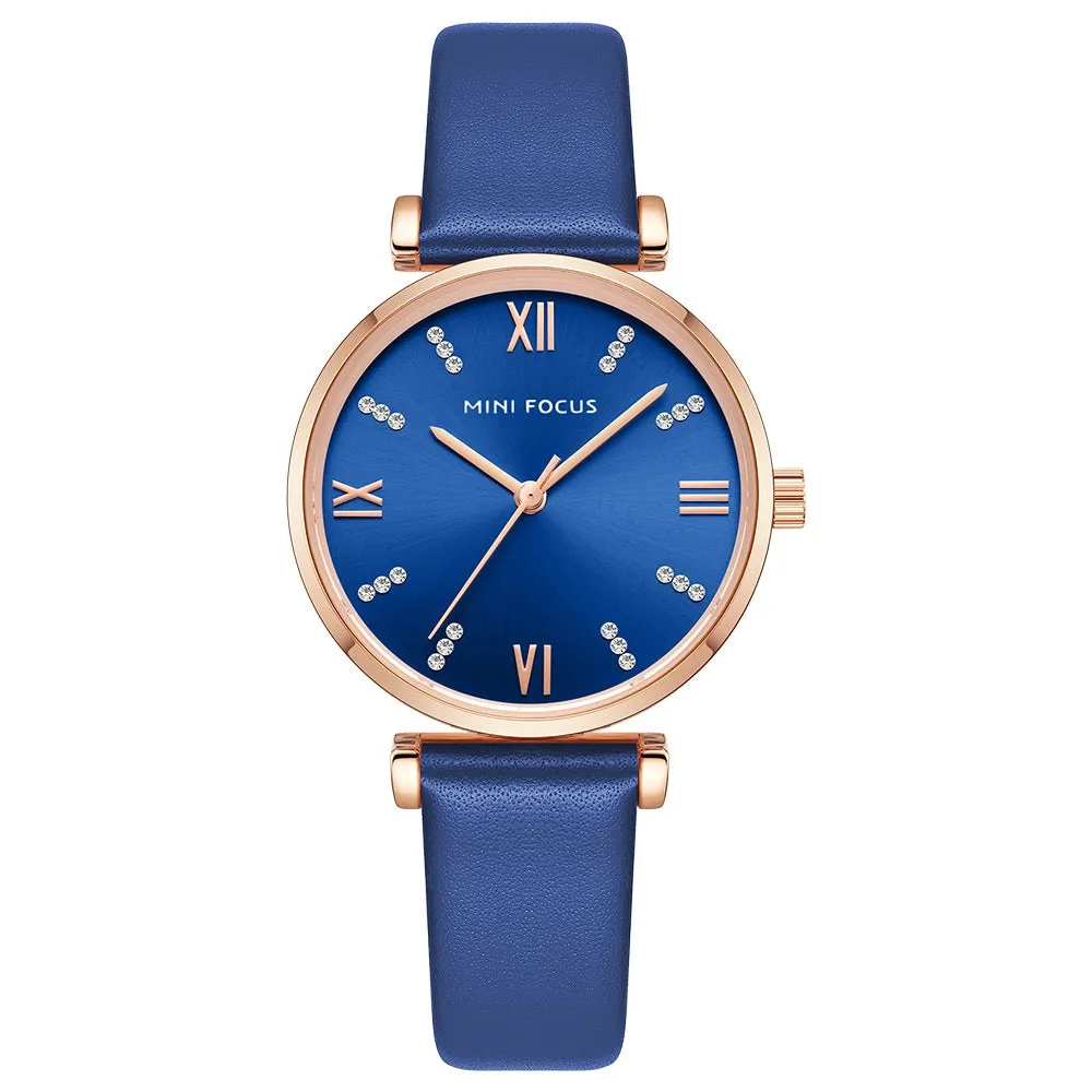 Simple and stylish Japanese movement leather women's watch