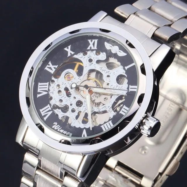Skeleton Mechanical Watches Men