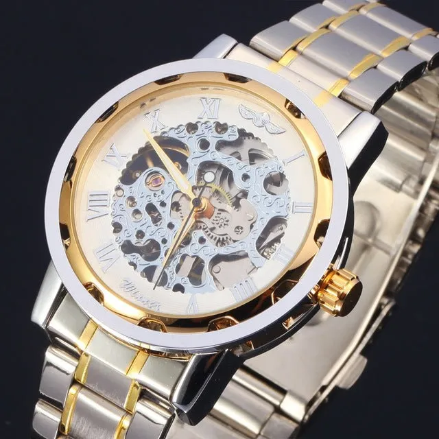 Skeleton Mechanical Watches Men